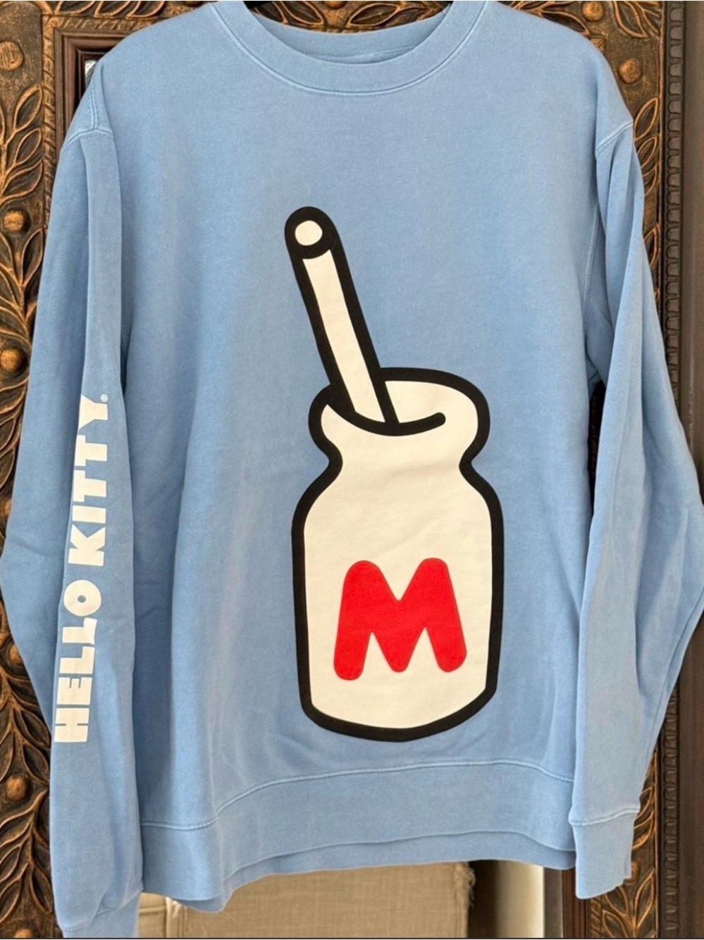 Hello Kitty Milk Bottle Sweatshirt